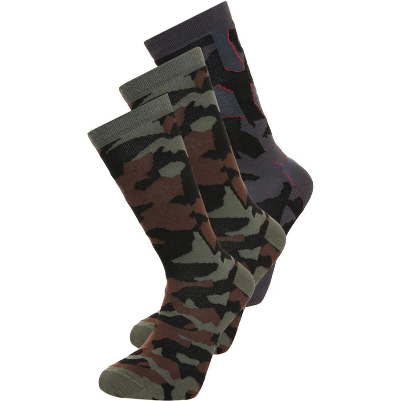 Brooklyn's Own by Rocawear 3 PACK Chaussettes khaki/grey