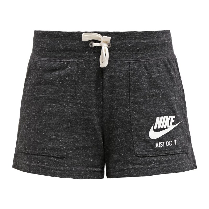 Nike Sportswear GYM VINTAGE Pantalon de survêtement noir/blanc