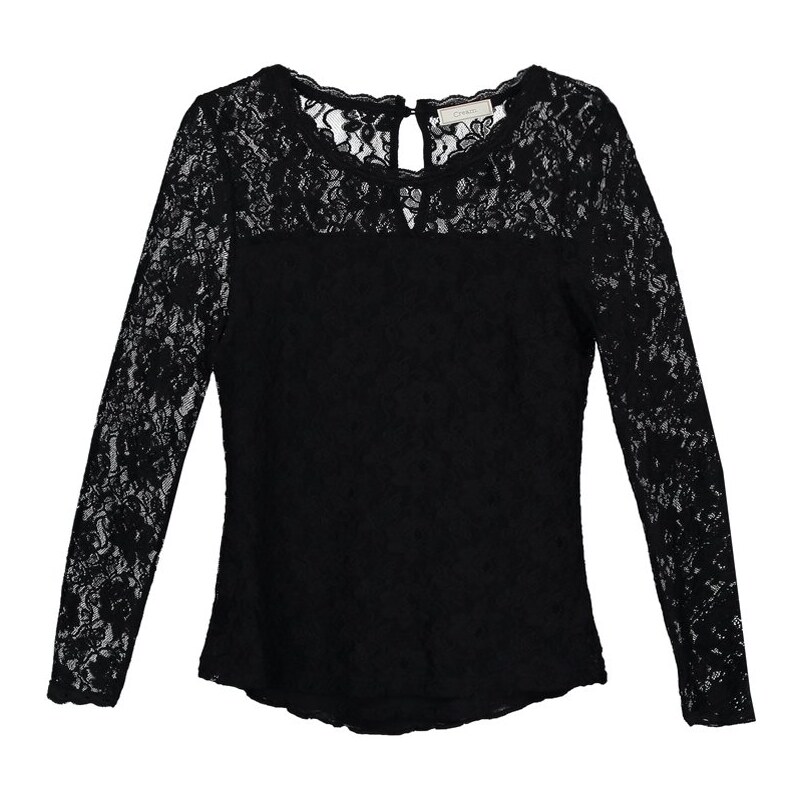 Cream THERESE Blouse pitch black