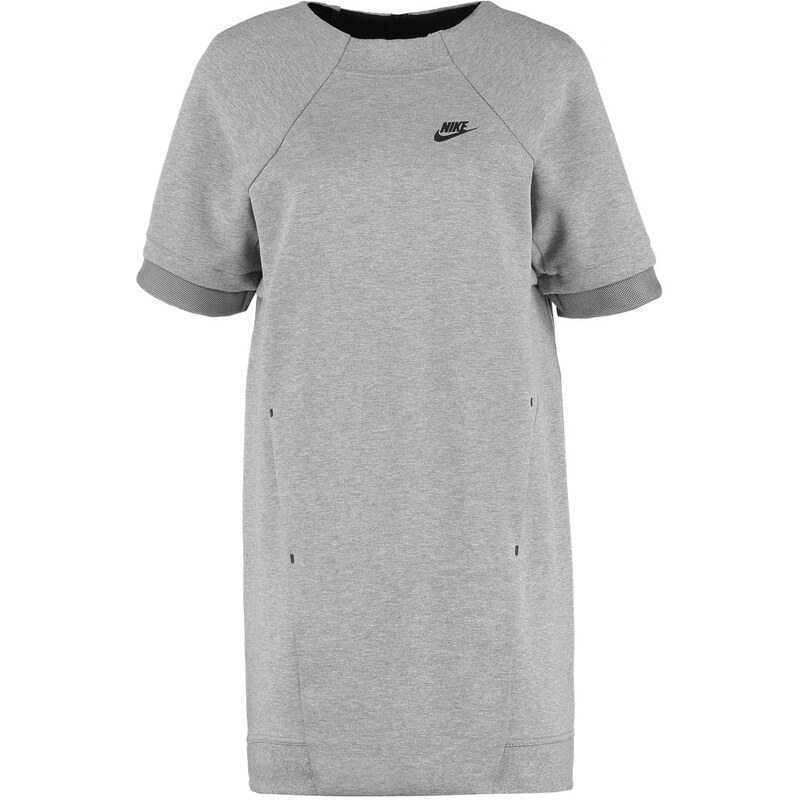 Nike Sportswear TECH FLEECE Robe en jersey carbon heather/dark grey/black