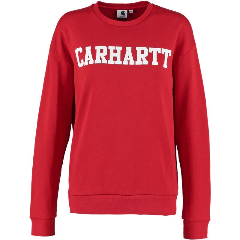 Carhartt WIP COLLEGE Sweatshirt rosehip / white