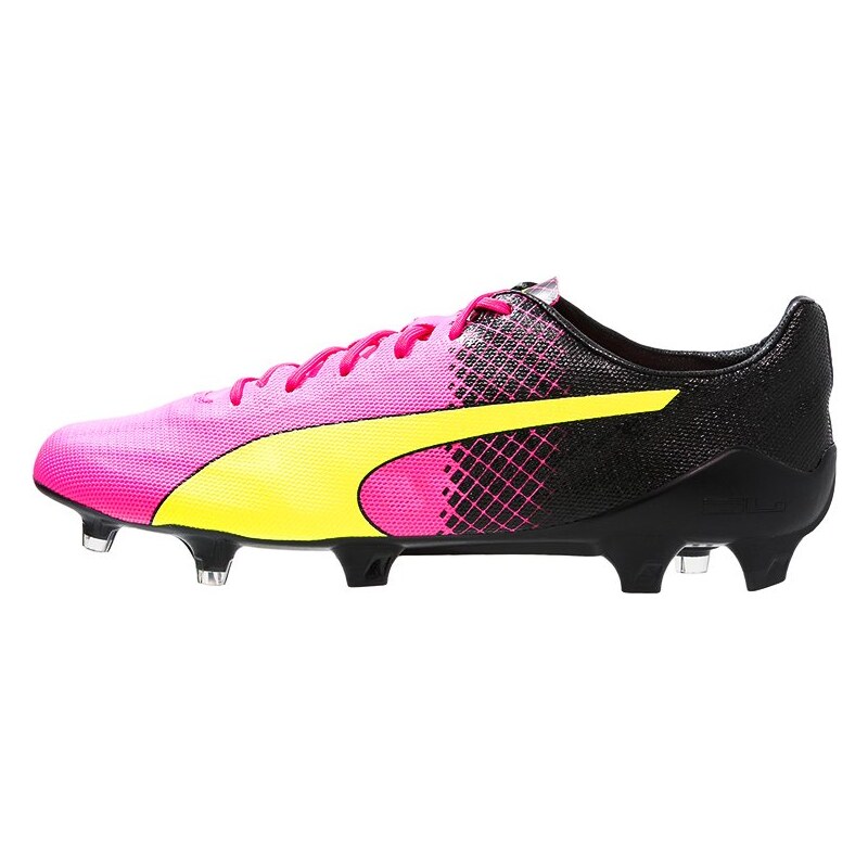 Puma EVOSPEED SL II TRICKS FG Chaussures de foot à crampons pink/neongelb