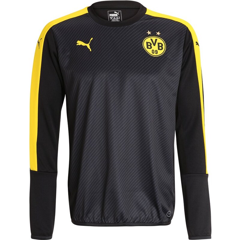 Puma BVB CUP Tshirt de sport black/cyber yellow