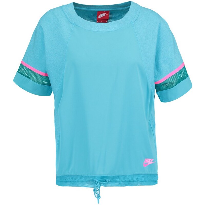 Nike Sportswear Tshirt imprimé omega blue/rio teal/hyper pink