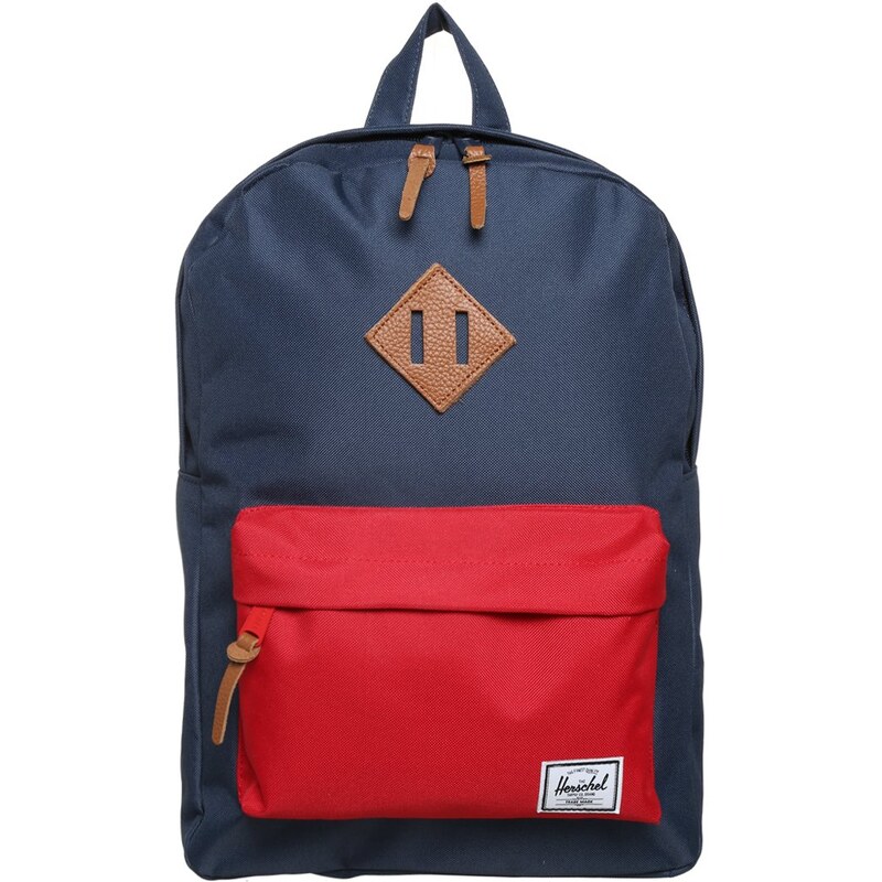 Herschel HERITAGE Sac à dos navy/red/tan synthetic leather