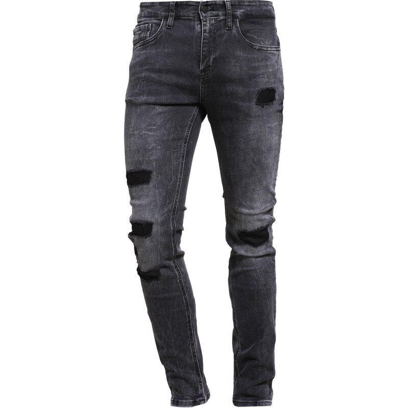Calvin Klein Jeans SUPER SKINNY GREY CAVE Jeans Skinny black denim