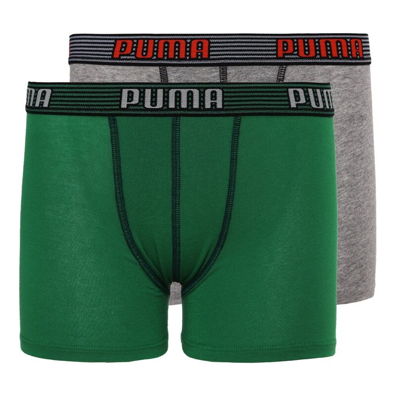 Puma 2 PACK Shorty dark green/mottled grey