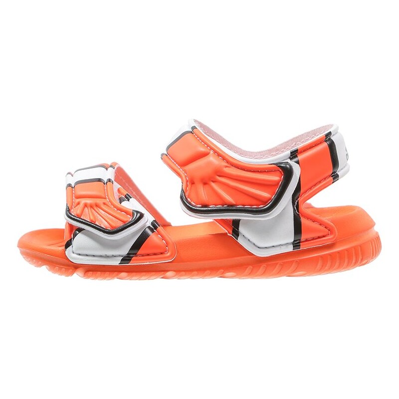 adidas Performance DISNEY AKWAH 9 Sandales de bain orange/core black/white