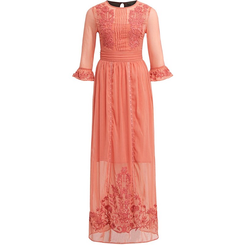 Frock and Frill Robe longue rose