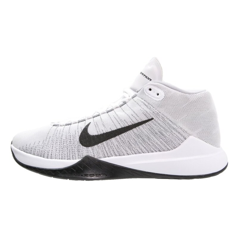 Nike Performance ZOOM ASCENTION Chaussures de basket white/black/wolf grey
