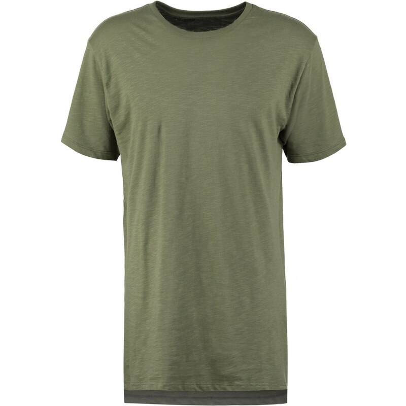 Topman Tshirt basique khaki/olive