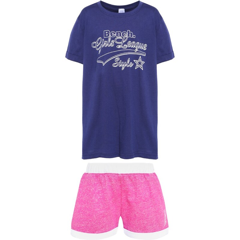Bench Pyjama navy/pink melange