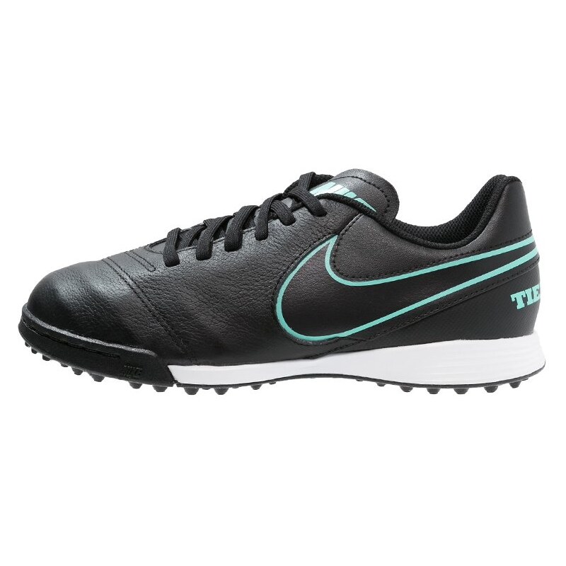 Nike Performance TIEMPO LEGEND VI TF Chaussures de foot multicrampons black/hyper turquoise