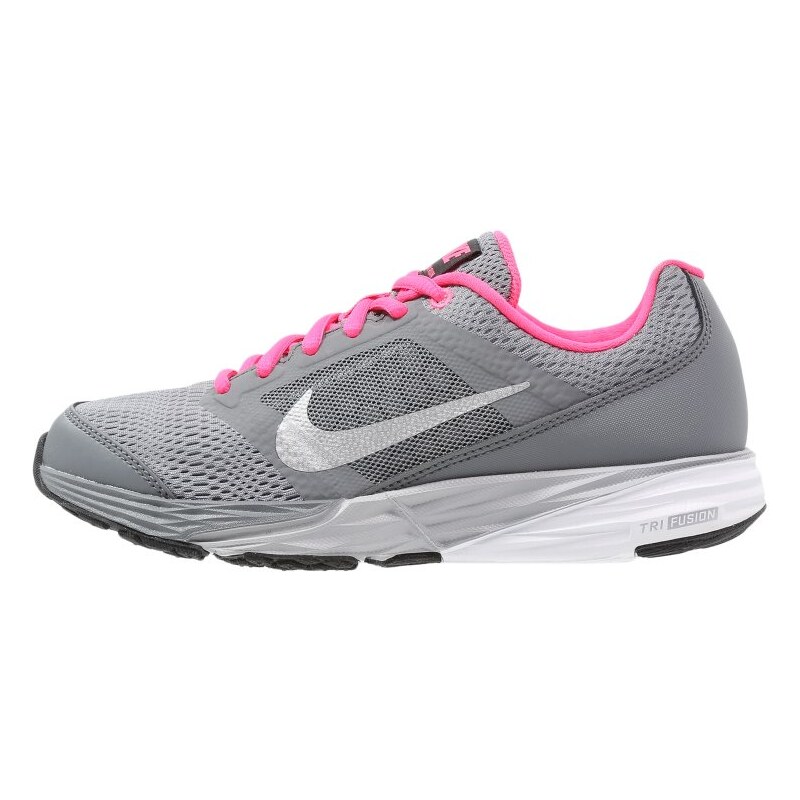 Nike Performance TRI FUSION RUN Chaussures de running neutres cool grey/metallic silver/black/hyper pink