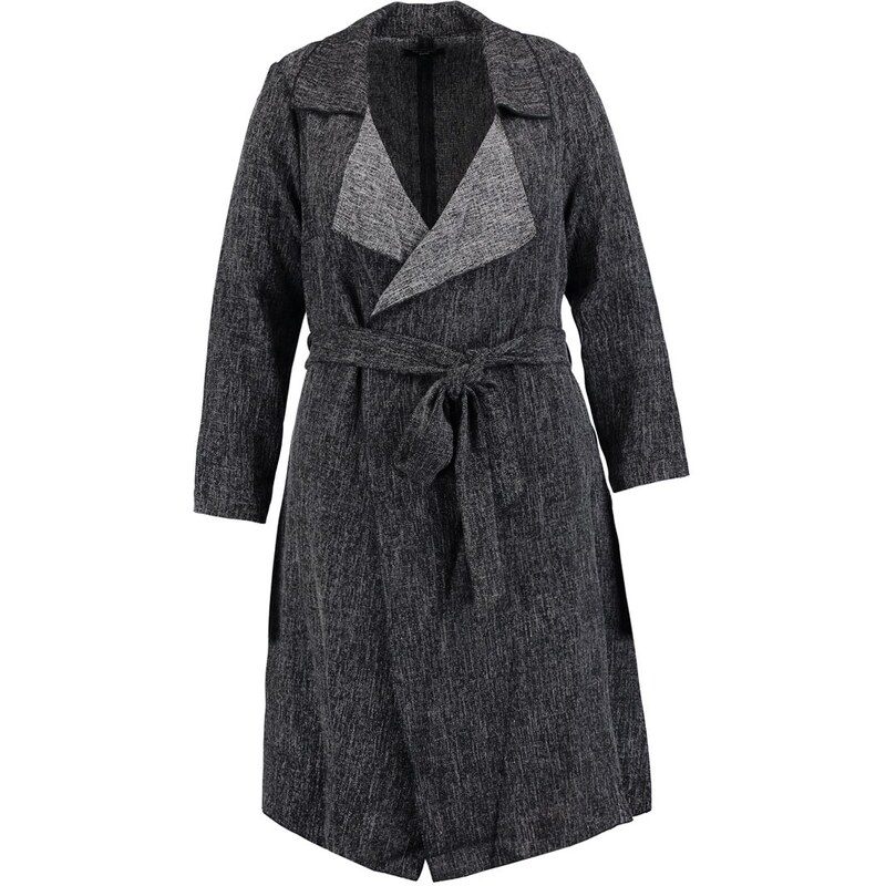 New Look Curves Trench mid grey