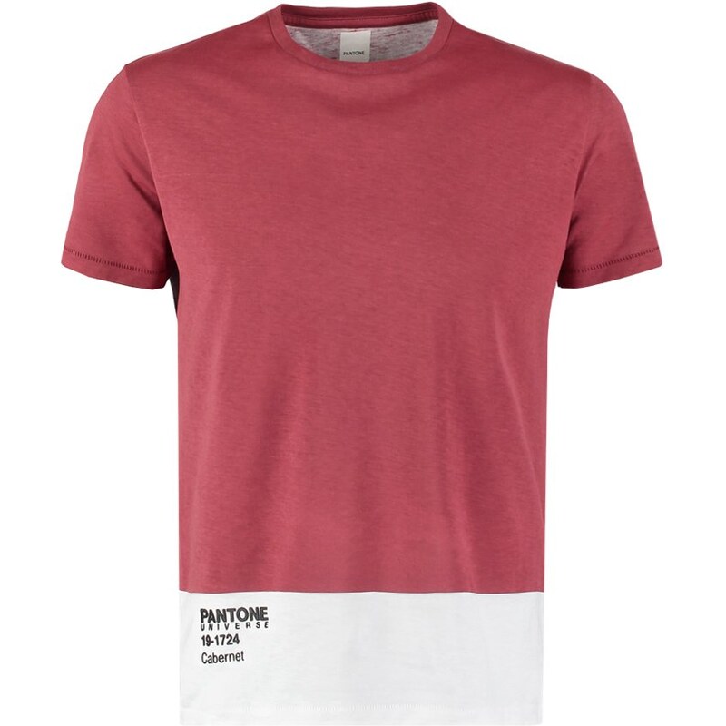 Pantone DYNAMIC FIT Tshirt imprimé bordeaux