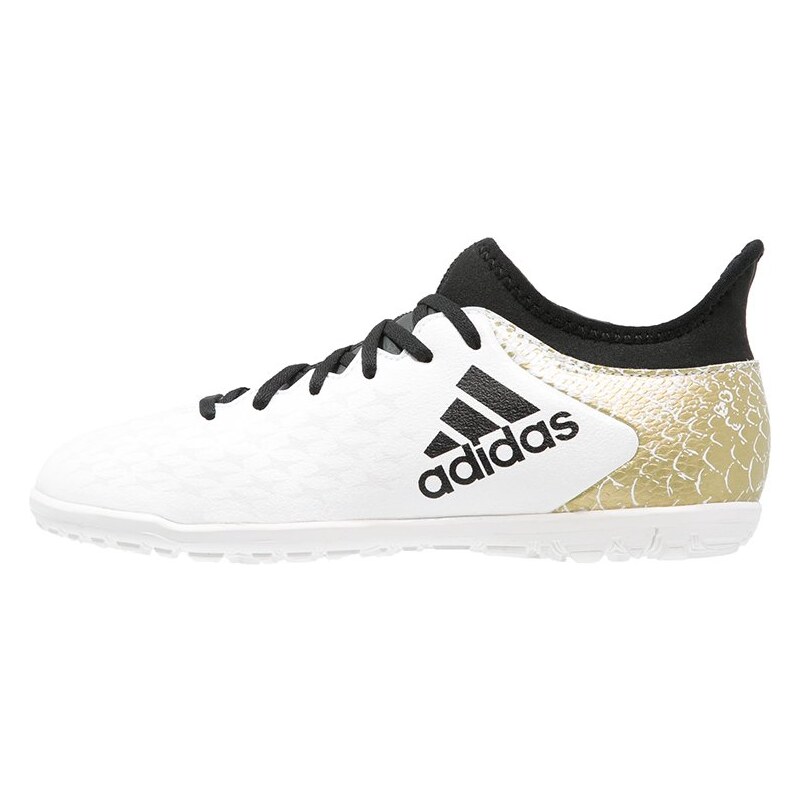 adidas Performance X 16.3 TF Chaussures de foot multicrampons white/core black/gold metallic
