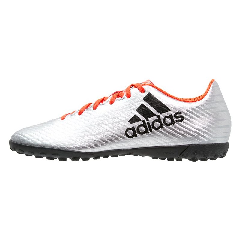 adidas Performance X 16.4 TF Chaussures de foot multicrampons silver metallic/core black/solar red