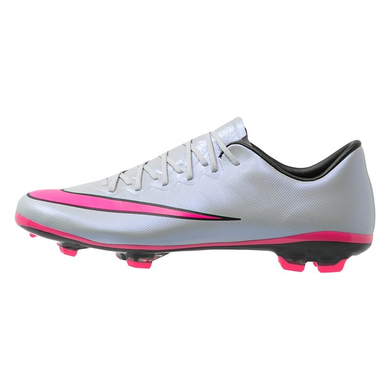 Nike Performance MERCURIAL VAPOR X FG Chaussures de foot à crampons wolf grey/hyper pink/black