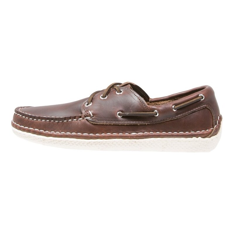 Quoddy Chaussures bateau horween chromexcel brown/white