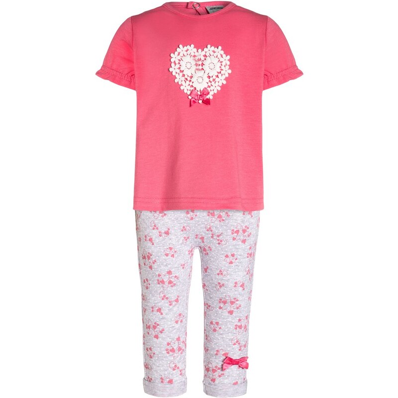 Jacky Baby Pyjama pink/hellgrau melange