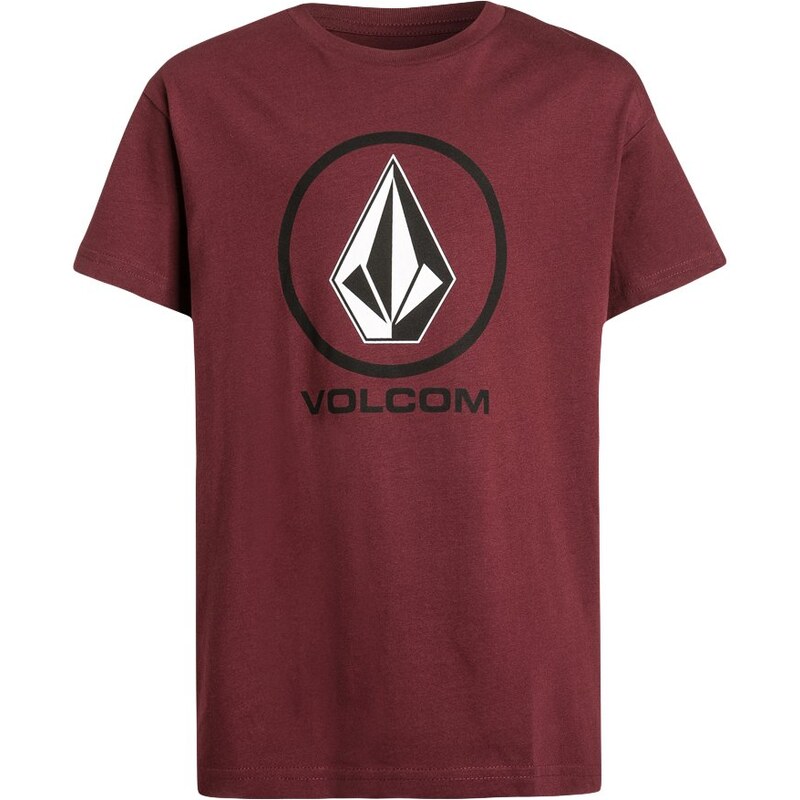 Volcom CIRCLE STONE Tshirt imprimé merlot