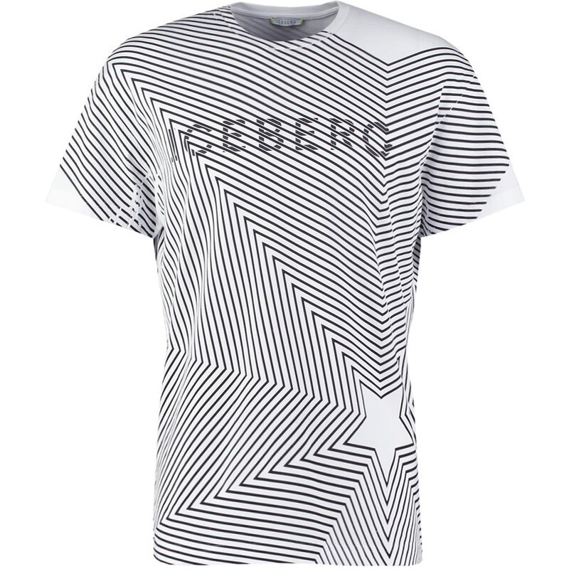 Iceberg Tshirt imprimé bianco ottic