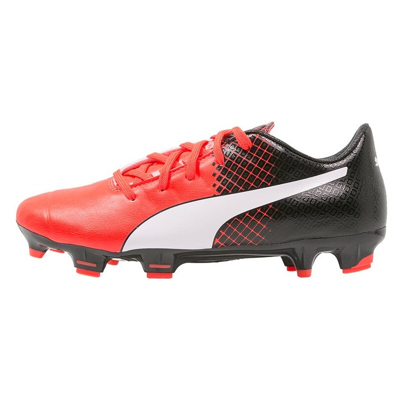 Puma EVOPOWER 1.3 FG Chaussures de foot à crampons red blast/white/black