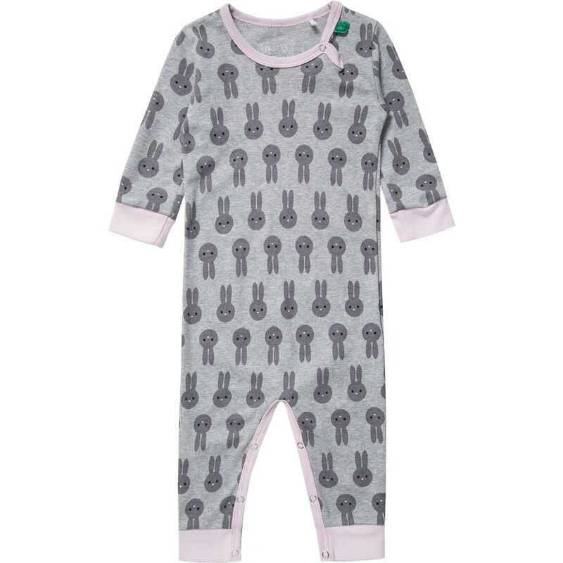 Fred's World by GREEN COTTON Combinaison pale grey marl