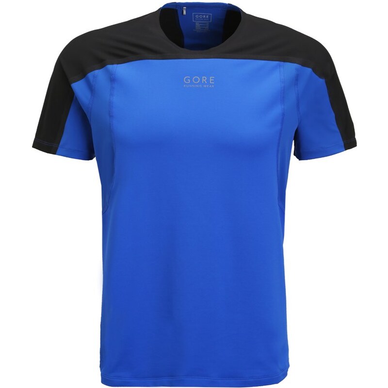 Gore Running Wear FUSION Tshirt de sport brilliant blue/black