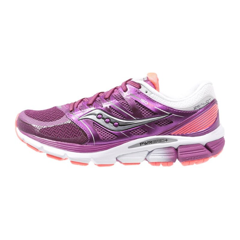 Saucony ZEALOT ISO Chaussures de running neutres purple/coral