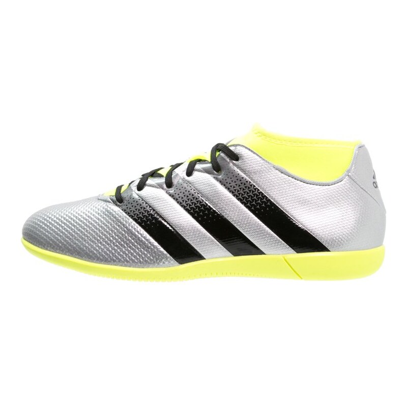 adidas Performance ACE 16.3 PRIMEMESH IN Chaussures de foot en salle silver metallic/core black/solar yellow
