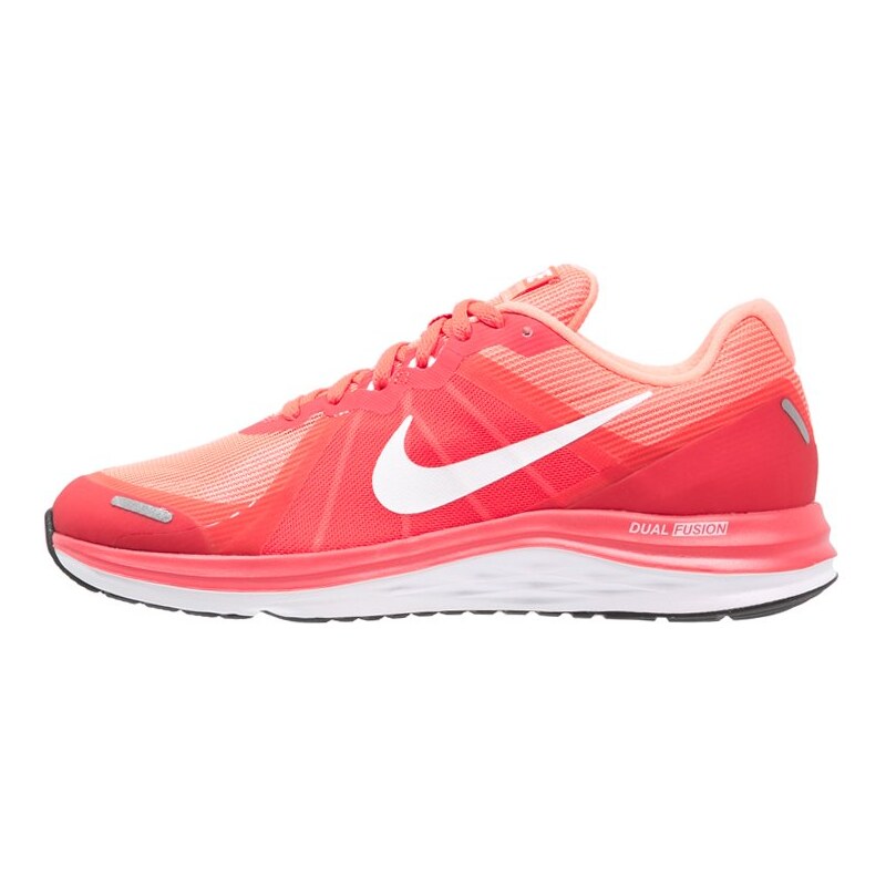 Nike Performance DUAL FUSION X 2 Chaussures de running neutres bright crimson/white/atomic pink/white