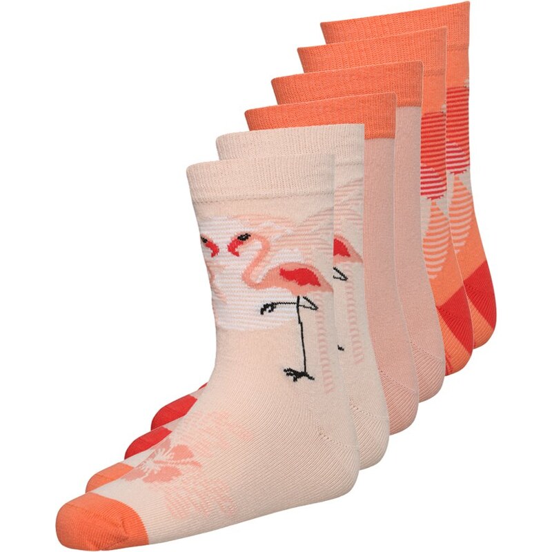 camano 6 PACK Chaussettes dusty coral