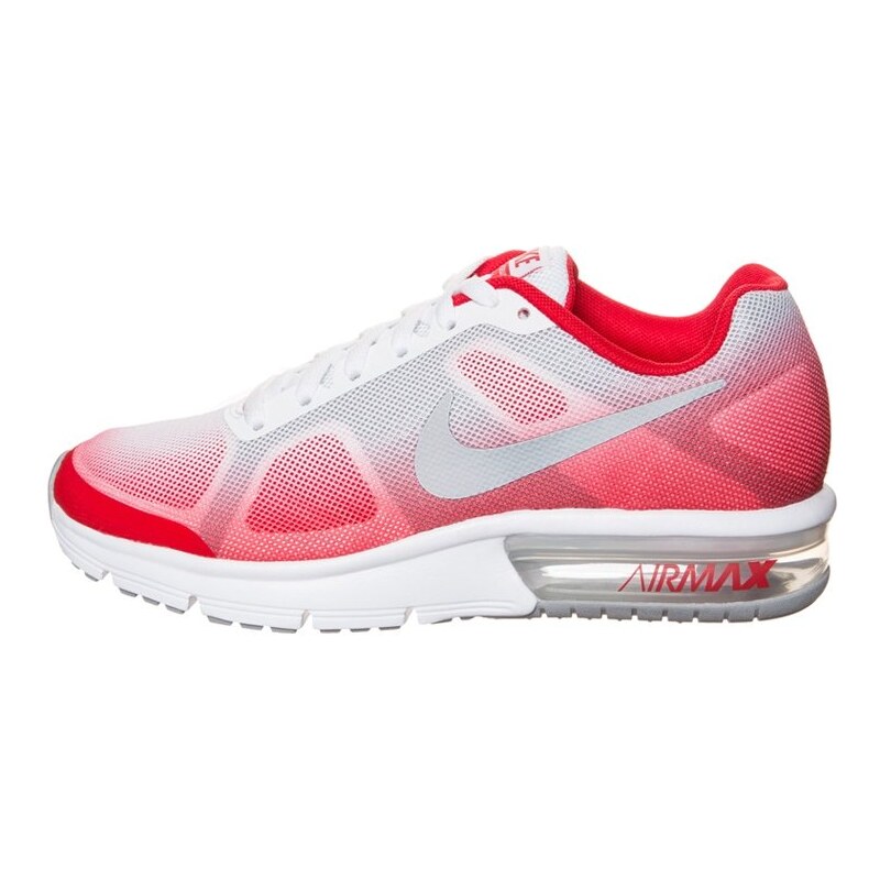 Nike Performance AIR MAX SEQUENT Chaussures de running neutres university red/metallic silver/wolf grey