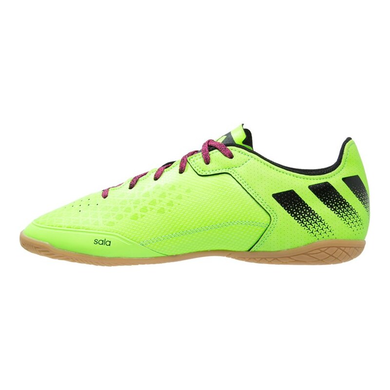 adidas Performance ACE 16.3 CT Chaussures de foot en salle solar green/core black/shock pink