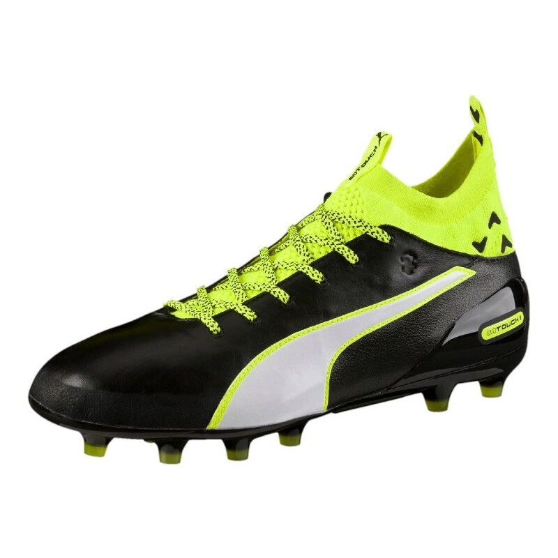 Puma EVOTOUCH 1 AG Chaussures de foot à crampons black/white/safety yellow