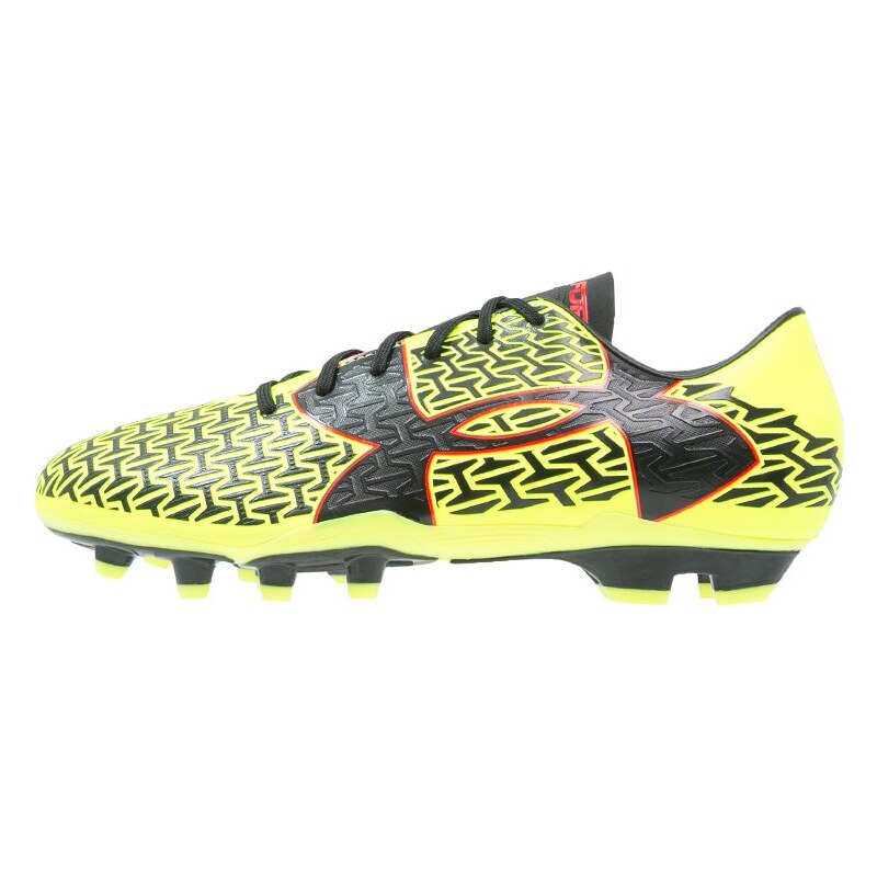 Under Armour CF FORCE 2.0 FG Chaussures de foot à crampons high vis yellow/rocket red/black