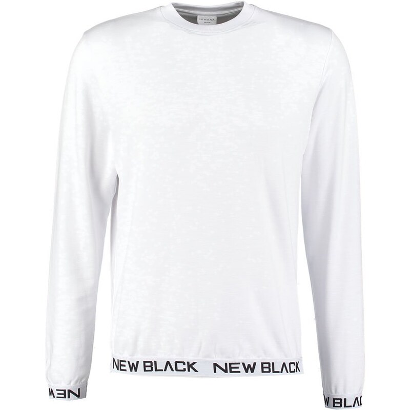 New Black SMASH CREW Tshirt à manches longues white