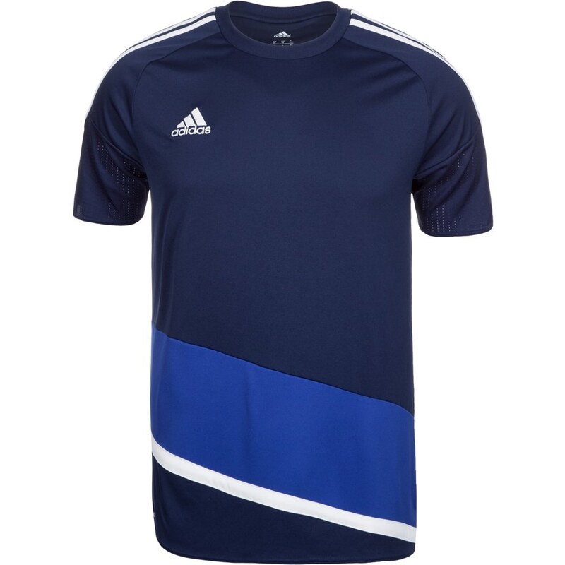 adidas Performance REGISTA 16 Tshirt de sport dark blue/white/bold blue