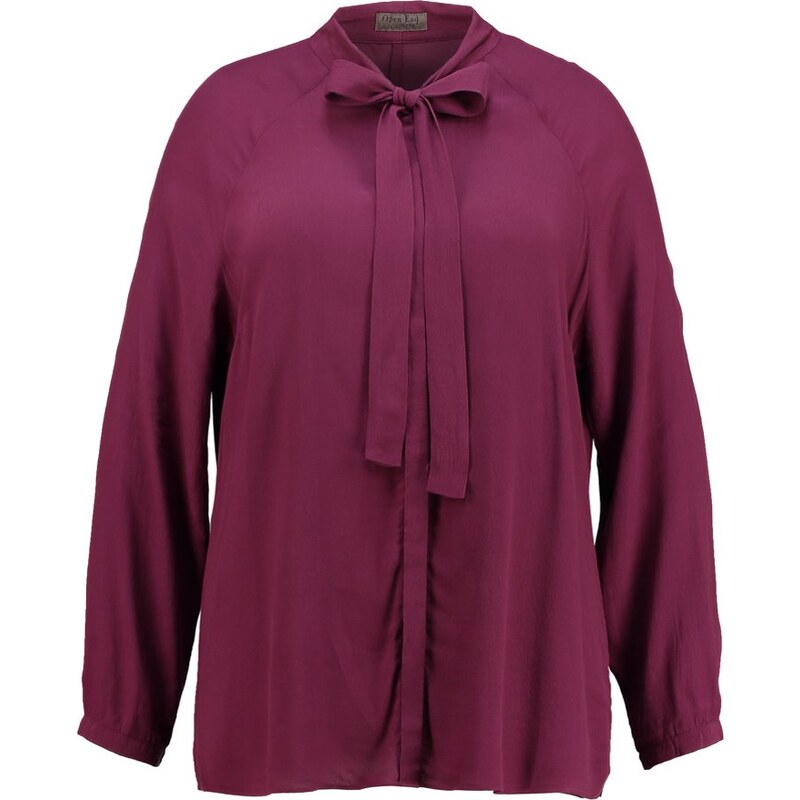 Open End Blouse winered