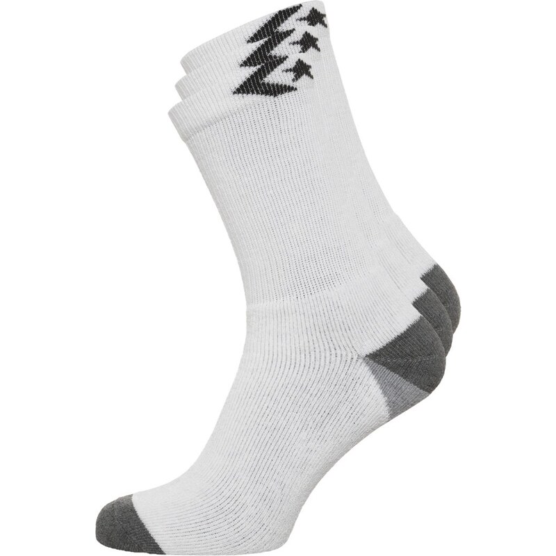 Converse BASIC CREW 3 PACK Chaussettes white