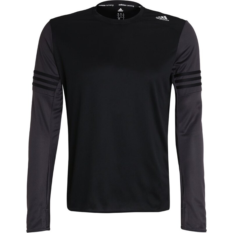 adidas Performance RESPONSE Tshirt à manches longues black/utility black