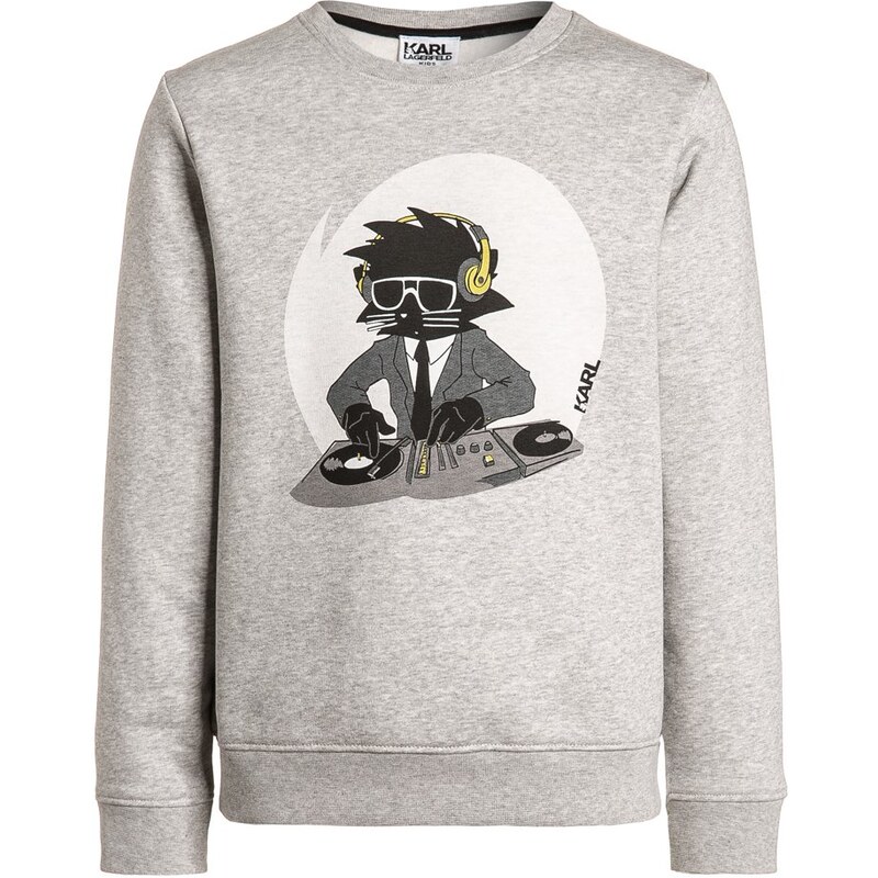 KARL LAGERFELD Sweatshirt gris chine