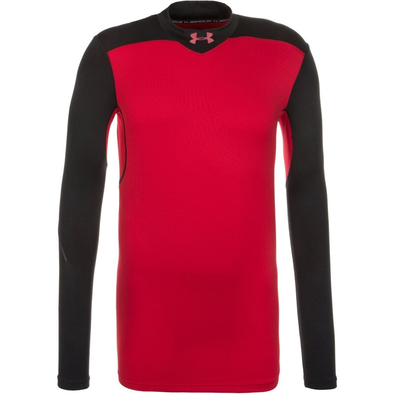 Under Armour MOCK Tshirt à manches longues red/black
