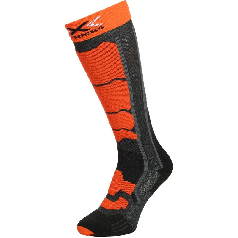 X Socks CONTROL 2.0 Chaussettes de sport anthracite/orange