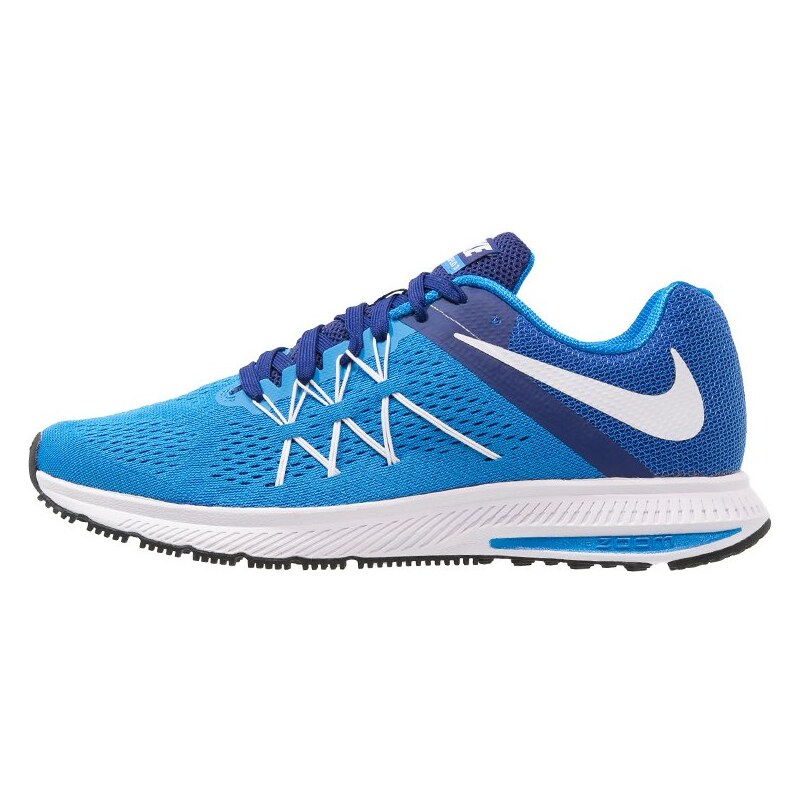 Nike Performance ZOOM WINFLO 3 Chaussures de running neutres photo blue/white/deep royal blue