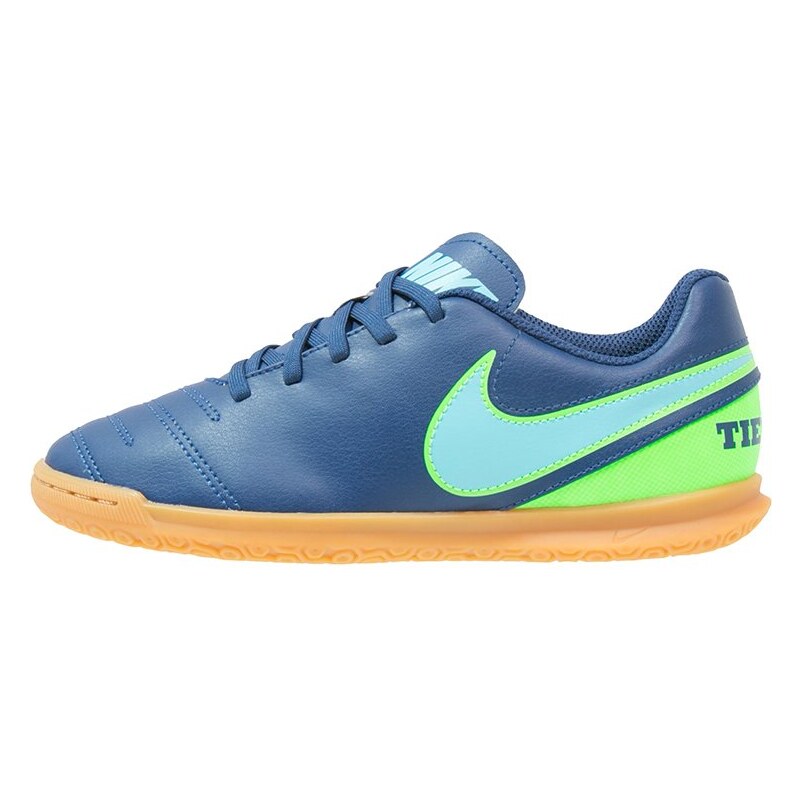 Nike Performance TIEMPOX RIO III IC Chaussures de foot en salle coastal blue/polarized blue/rage green