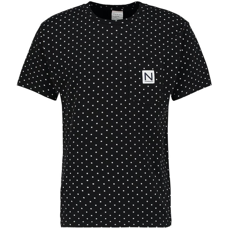 New Black STAR Tshirt imprimé black
