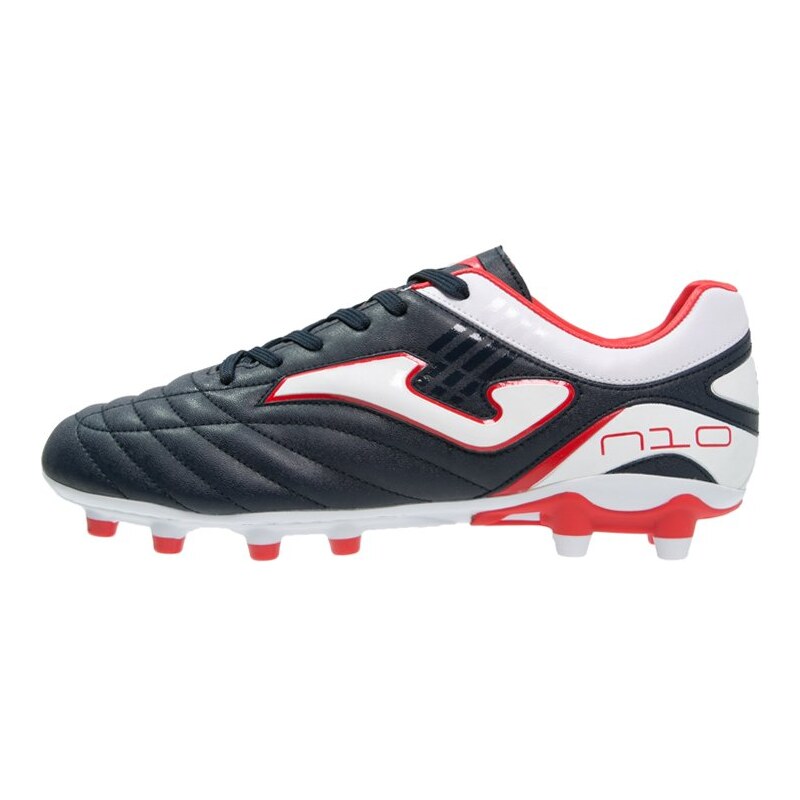 Joma N10 Chaussures de foot à crampons navy/white/red